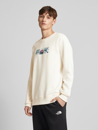 The North Face Sweatshirt met labelprint Offwhite - 4