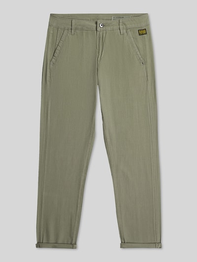 G-Star RAW Chinosy o kroju straight fit z czystej bawełny Khaki 2
