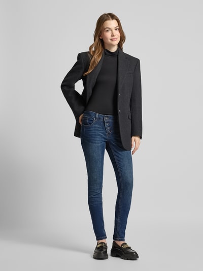 Buena Vista Skinny Fit Jeans mit Viskose-Anteil Modell 'Malibu' Dunkelblau 1