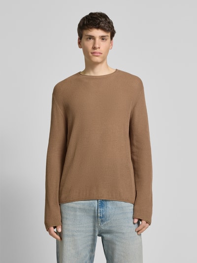 REVIEW Strickpullover mit Rundhalsausschnitt Mud 4