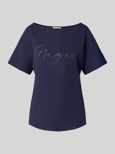 Christian Berg Woman Sweatshirt met halflange mouwen Donkerblauw - 2