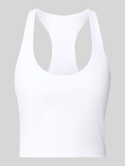 Fabletics Cropped Top mit integrierten Cups Weiss 1