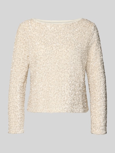 B.Young Longsleeve mit U-Boot-Ausschnitt Modell 'PARY' Sand 2