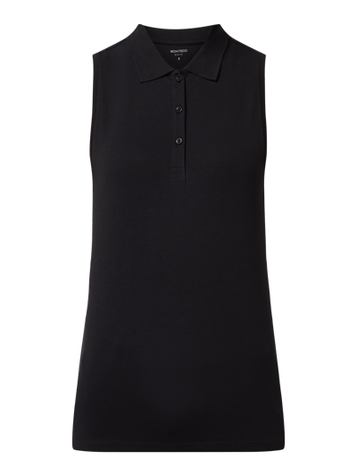 Montego Poloshirt mit Stretch-Anteil  Black 2