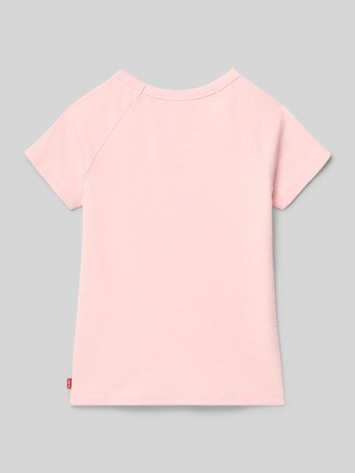 Levi’s® Kids T-shirt z wyhaftowanym logo Różowy 3