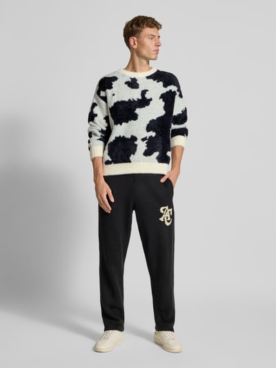 ANOTHER COTTON LAB Sweter z dzianiny z okrągłym dekoltem Biały 1