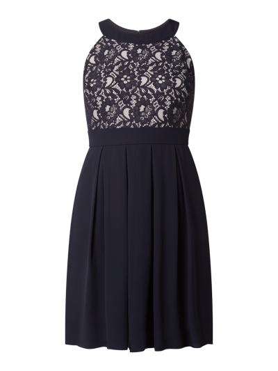 Jake*s Cocktail Cocktailkleid aus Spitze und Chiffon  Marine Melange 2