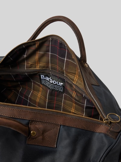 Barbour Weekender mit Label-Patch Modell 'HOLDALL' Marine 5