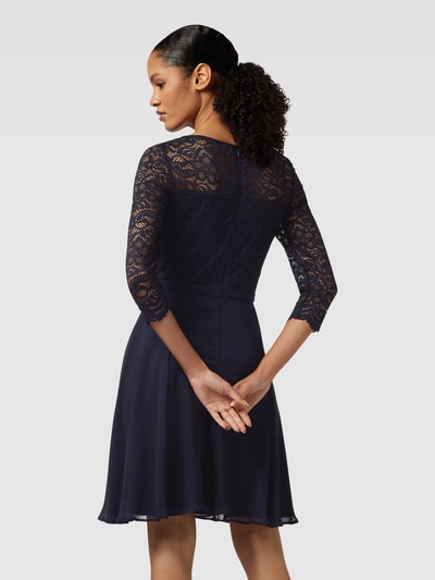 V.M. Cocktailkleid mit 3/4-Arm Dunkelblau 5