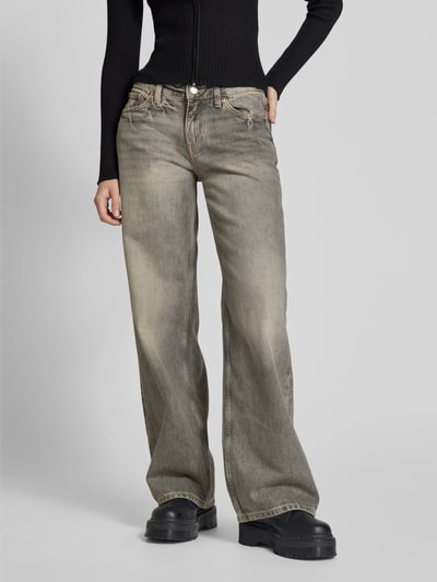 WEEKDAY Loose Fit Jeans im 5-Pocket-Design Modell 'Ample' Mittelgrau 4