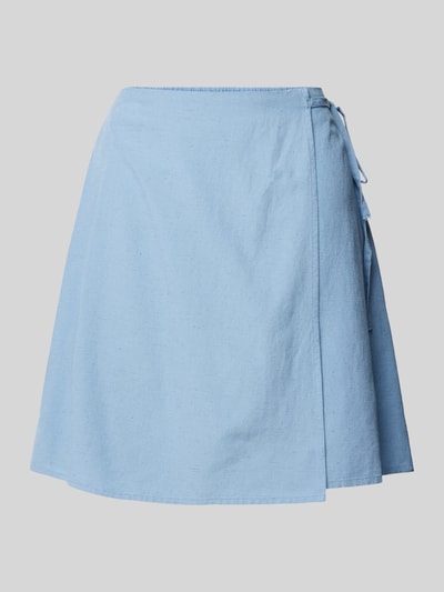 Pieces Spódnica kopertowa w jednolitym kolorze model ‘KAREN’ Jeansowy niebieski 2