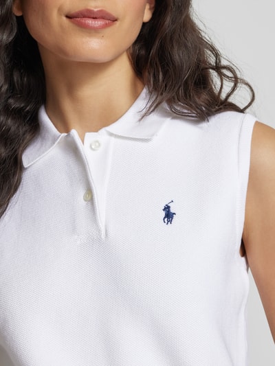 Polo Ralph Lauren Pullunder mit Polokragen Weiss 3