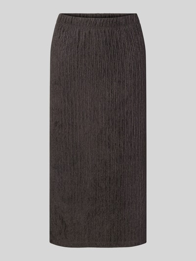 OPUS Midirok met elastische band, model 'Rilasa' Chocoladebruin - 2