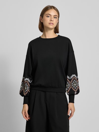 Only Regular Fit Sweatshirt aus Baumwoll-Mix Modell 'BROOKE' Black 4