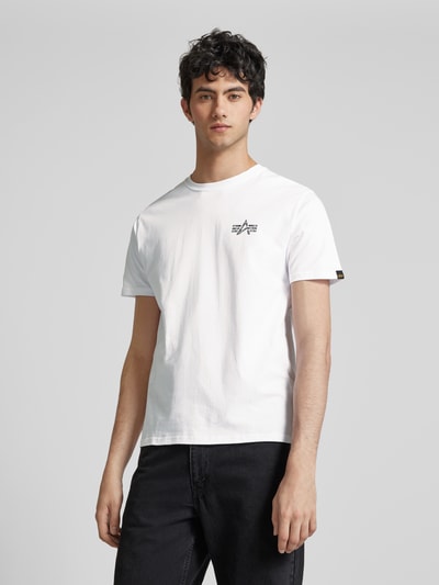 Alpha Industries T-shirt met logoprint Wit - 4