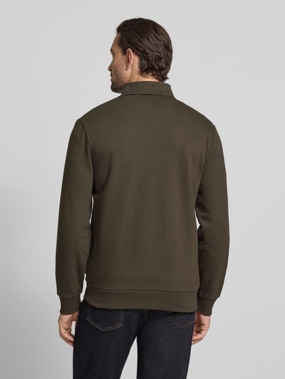 Lindbergh Sweatjack met kentkraag Leem - 5