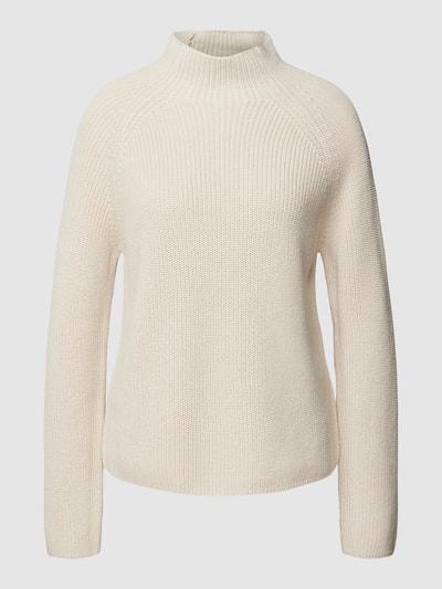 Marc O'Polo Strickpullover mit Stehkragen Offwhite 2