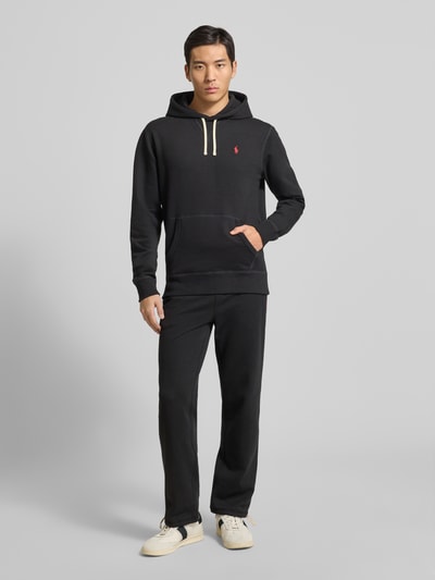Polo Ralph Lauren Hoodie mit Label-Stitching Black 1