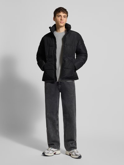 ONLY & SONS Regular Fit Puffer Jacket mit Stehkragen Modell 'PACK' Black 1