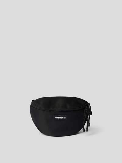 VETEMENTS Bauchtasche mit Label-Patch Black 4