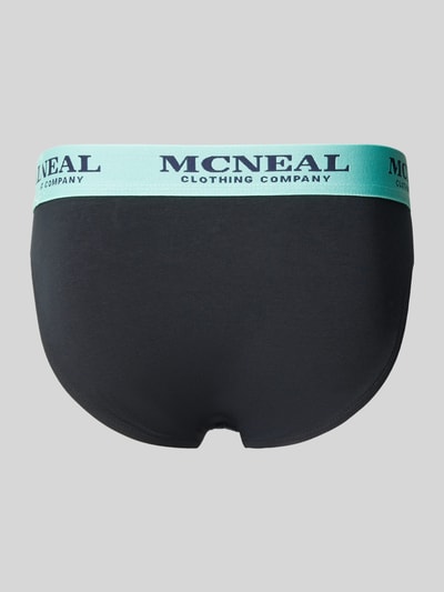 MCNEAL Slip mit elastischem Logo-Bund im 3er-Pack Black 3