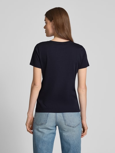 Tommy Hilfiger T-shirt z bawełny Ciemnoniebieski 5