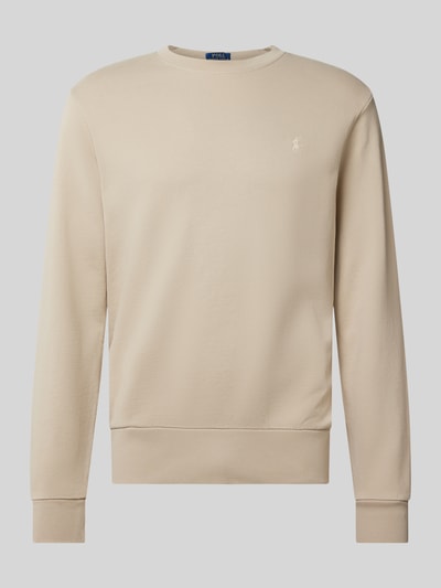 Polo Ralph Lauren Sweatshirt mit Label-Stitching Beige 1