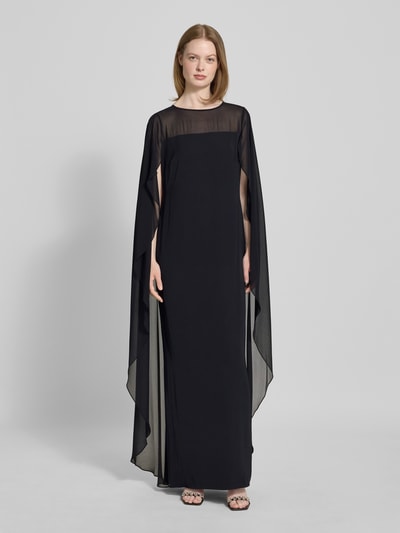 Lauren Ralph Lauren Abendkleid aus fließendem Stoff Modell 'LAVATI' Black 4