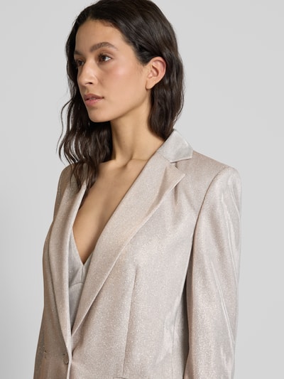 Jake*s Cocktail Blazer mit Leistentaschen Metallic Beige Melange 3