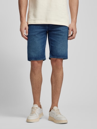 Tommy Hilfiger Regular Fit Jeansshorts im 5-Pocket-Design Modell 'BROOKLYN' Dunkelblau 4