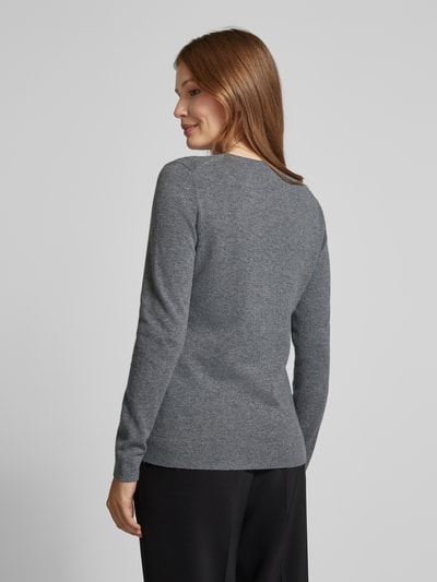 (The Mercer) N.Y. Kaschmirpullover mit Rundhalsausschnitt Mittelgrau Melange 5