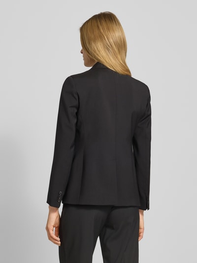 Weekend Max Mara Shaped Fit Longblazer aus reiner Schurwolle Modell 'LAMINE' Black 5