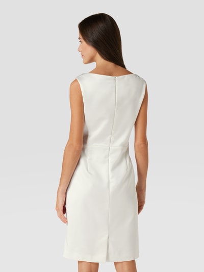 Vera Mont Cocktailkleid mit Wasserfall-Ausschnitt Offwhite 5