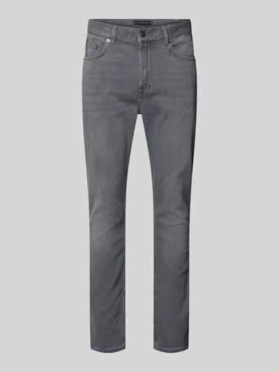 Tommy Hilfiger Slim Fit Jeans im 5-Pocket-Design Modell 'BLEECKER' Mittelgrau 1