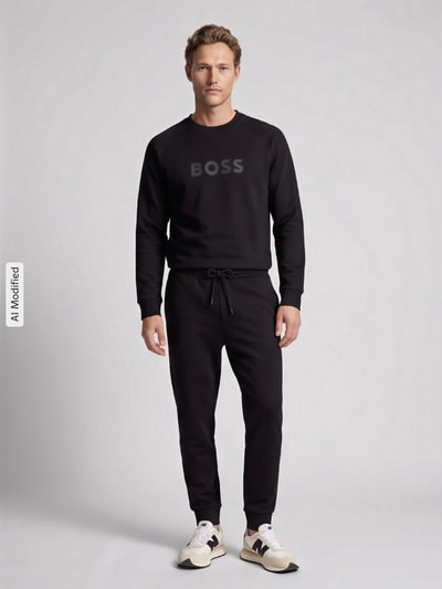 BOSS Green Sweathose mit seitlichen Eingrifftaschen Black 1