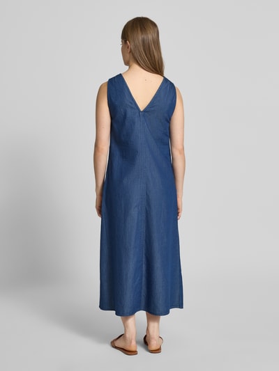 Marc O'Polo Ausgestelltes Jeanskleid aus Baumwoll-Lyocell-Mix Marine Melange 5