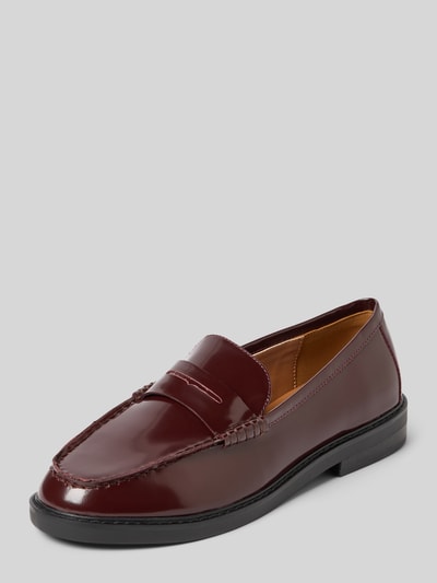 Steve Madden Loafer mit strukturierter Sohle Modell 'Adison' Bordeaux 1