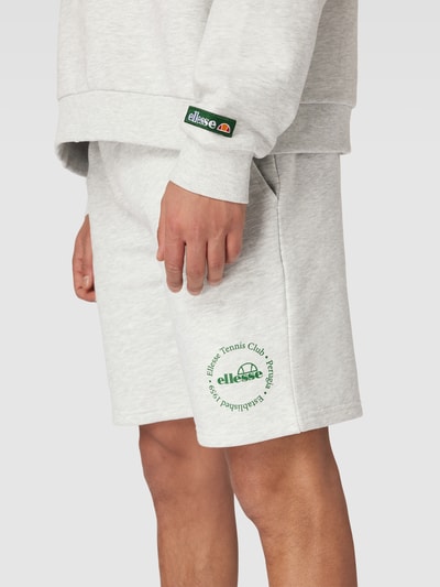 Ellesse Shorts mit Label-Details Modell 'Fontansa' Mittelgrau Melange 3