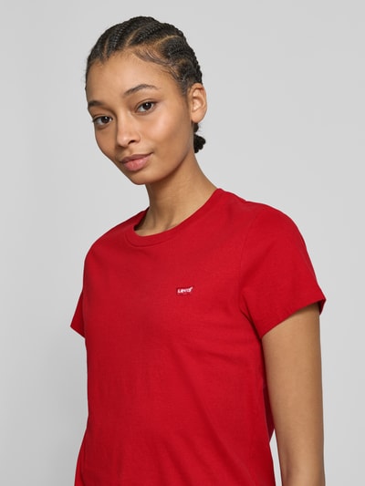 Levi's® T-Shirt mit Label-Badge Modell 'PERFECT TEE' Rot 3