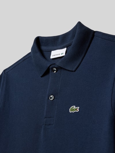Lacoste Regular Fit Poloshirt aus reiner Baumwolle Marine 2