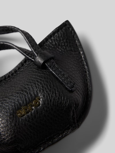 Abro Hanger van echt leer, model 'Cosmo' Zwart - 2