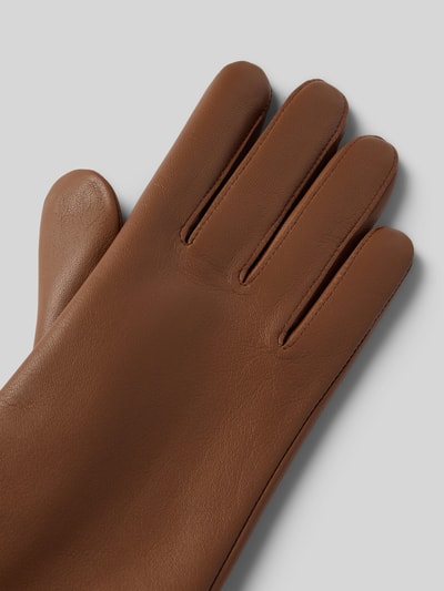 Roeckl Rękawiczki ze skóry naturalnej model ‘Schönefeld’ Koniakowy 3
