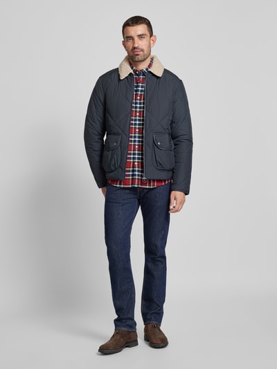 Barbour Regular Fit Freizeithemd mit Button-Down-Kragen Modell 'Betsom' Dunkelrot 1