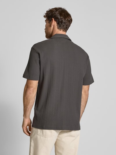 Tom Tailor Denim Relaxed Fit Freizeithemd aus reiner Baumwolle Anthrazit 5