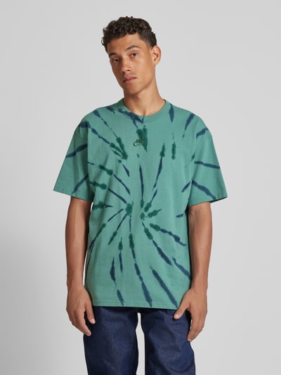 Nike T-shirt met labelstitching, model 'Premium B' Groen - 4