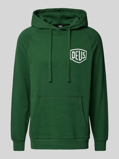 DEUS EX MACHINA Hoodie mit Label-Print Modell 'Venice Address' Dunkelgruen 2