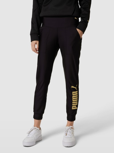 PUMA PERFORMANCE Leggings mit Logo-Print Black 4