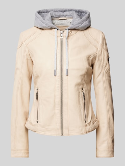 MAURITIUS Jacke in Leder-Optik Modell 'Adila' Offwhite 2