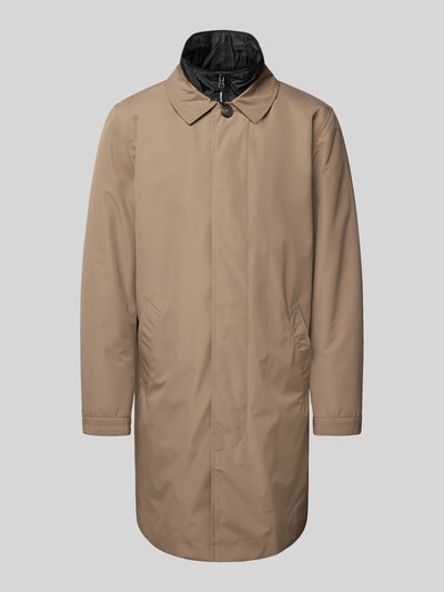 Lindbergh Mantel mit Stehkragen und Eingrifftaschen Sand 2