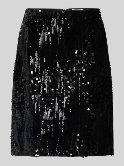 FREE/QUENT Minirock mit Allover-Pailettenbesatz Modell 'Doffi' Black 2